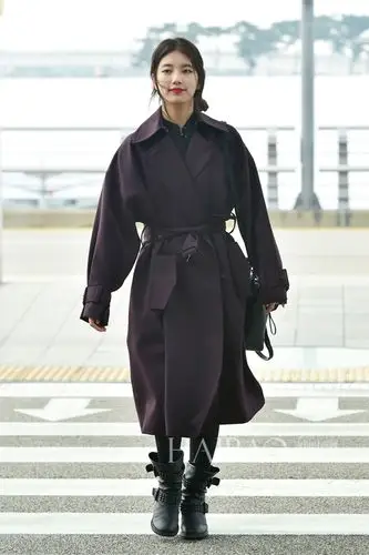 miss a组合成员裴秀智10月24日韩国仁川机场街拍 (飞北京) - 分享