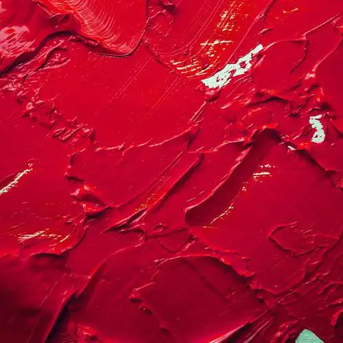 红色油漆墙面背景