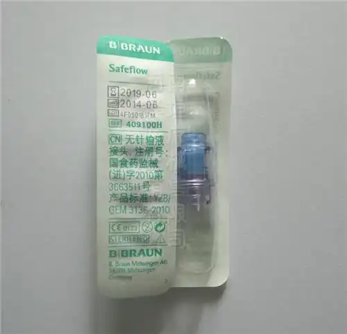 贝朗无针输液接头d型409100h正压接头