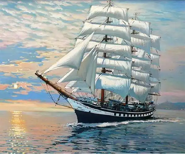 一帆风顺钻石绣