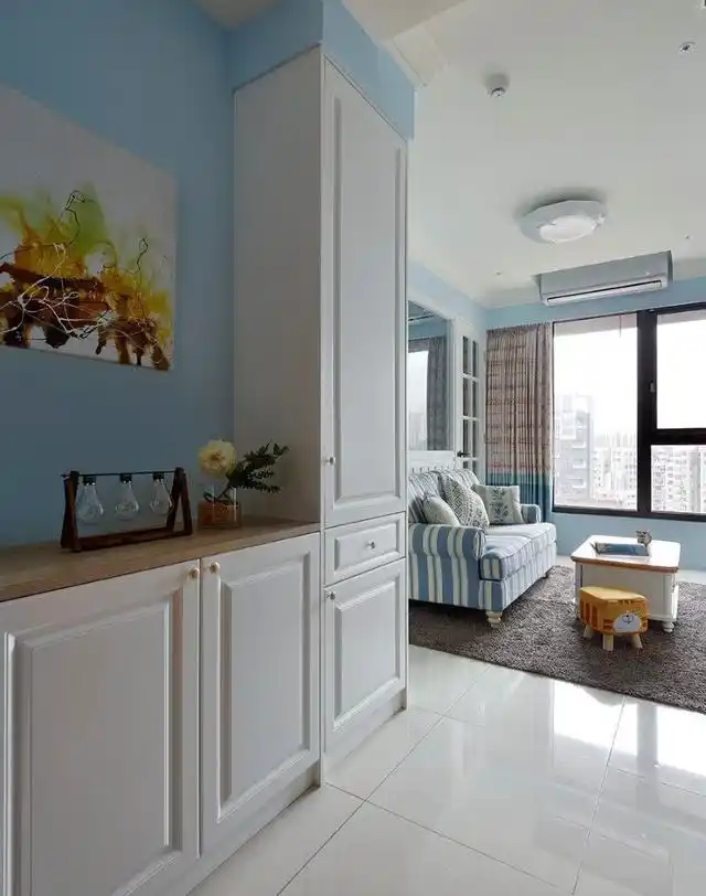 55平小户型房子装修,定调美式风,网友:漂亮的令人窒息