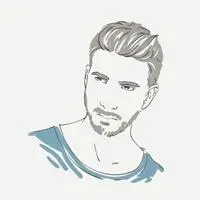 卡通胡须男头像动漫成熟胡须男人头像点击鼠标右键下载