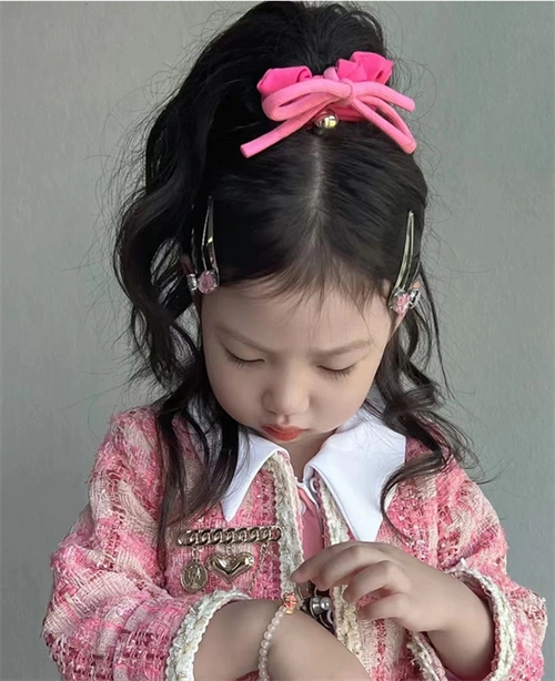 2-7岁小女孩扎发 蝴蝶结,猫耳,爱心扎发效果图_儿童发型 - 美发站