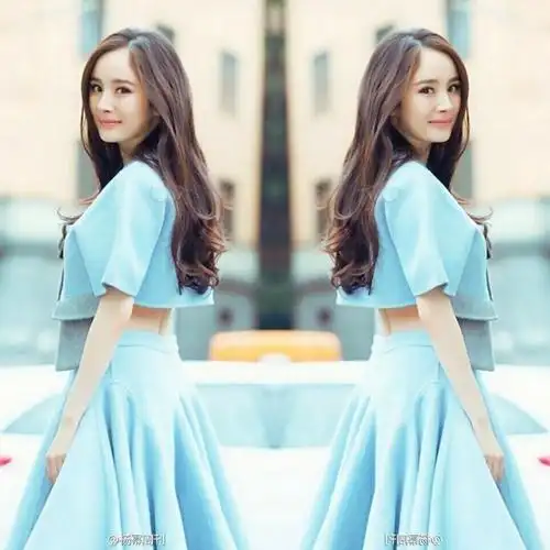 发几张杨幂和杨颖的图片