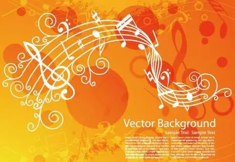 音符五线谱音乐背景图片