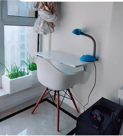 小米木业墙上折叠桌墙壁折叠桌壁挂折叠桌挂墙厨房小桌子简约家用墙上