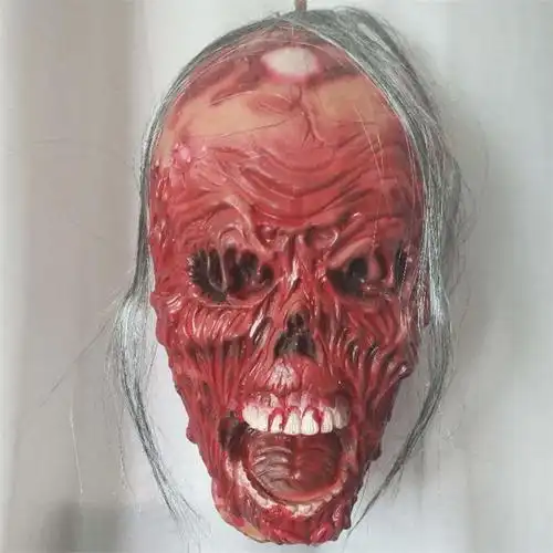 密室逃脱道具万圣节人头断头男女鬼屋密室逃脱恐怖摆件道具装饰酒吧