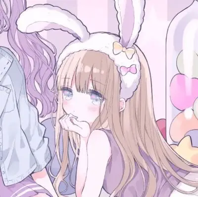 粉色系少女心闺蜜头像