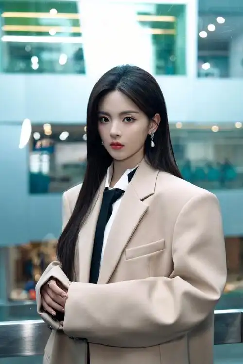 如果奔跑是我的人生新浪扫楼#陈若华@杨超越一身西服优雅靓丽,初入