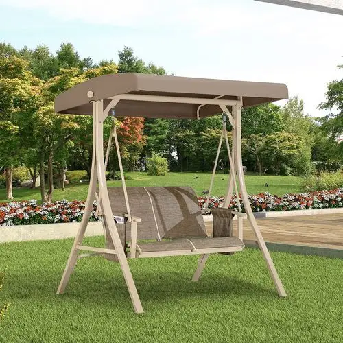 室外铁艺摇椅双人室内吊床阳台花园休闲椅庭院户外秋千吊椅