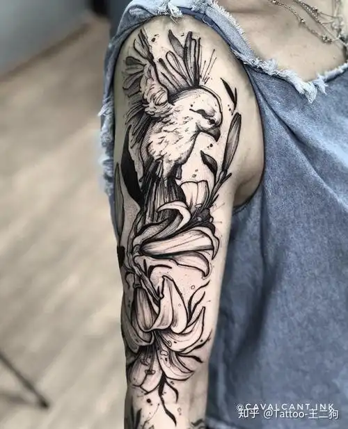 黑白纹身素材分享