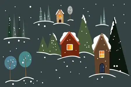 画房子和树天空图片-画房子和树天空素材-画房子和树天空插画-摄图新