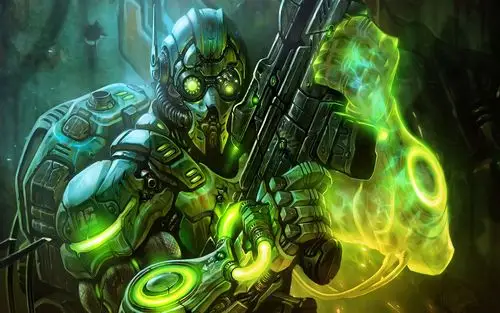 星际争霸2鬼半机械人 壁纸 - 1680x1050