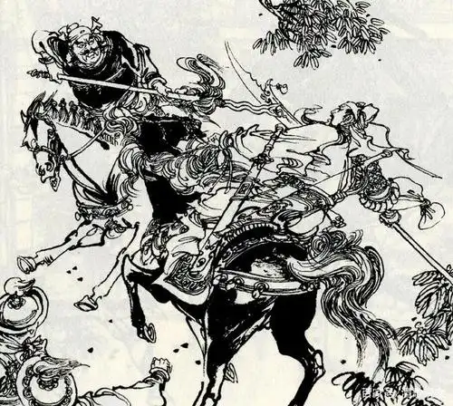 民间传奇:关二爷月下斩貂蝉