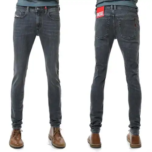 diesel迪赛 sleenker 男士时尚水洗修身长裤牛仔裤 a03594 09b97