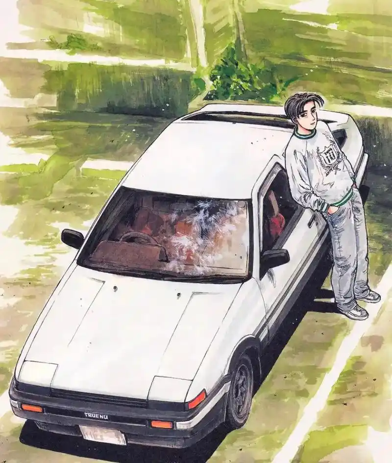 小时候最爱动漫经典中经典##头文字d#藤原豆腐店 #藤原拓海 - 抖音