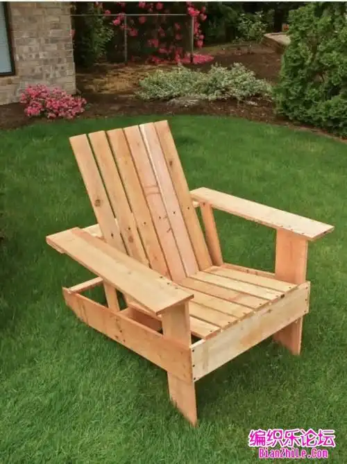 自制创意木质躺椅方法图解