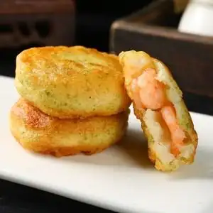 鱼香虾饼海苔虾仁饼500g包邮冷冻油炸半成品小吃宝宝速食早餐