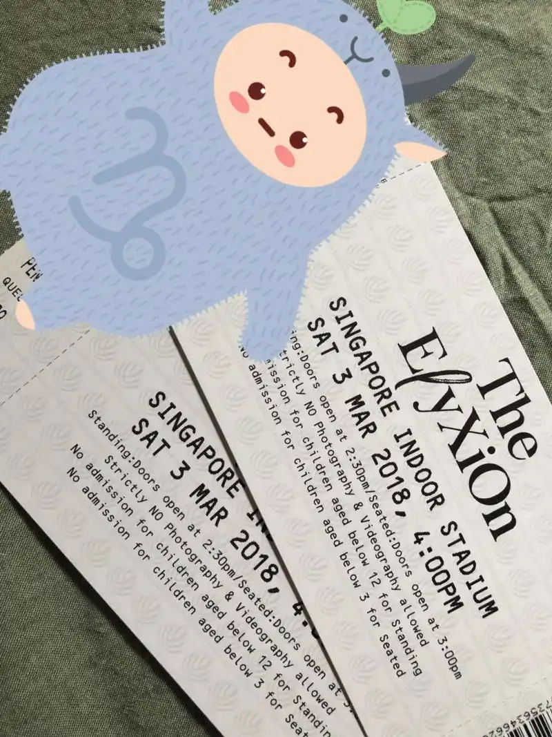 exo新加坡演唱会门票c区两张3xx换a区两张3xx_演唱会_音乐