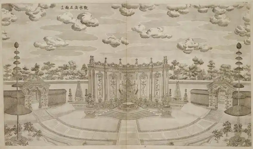 盛景难见第一座皇家欧式园林圆明园西洋楼透视图铜版画20幅超清大图