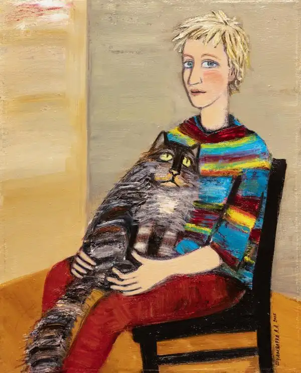 "喵趣"之外,白俄罗斯稚拙派画家更带来了明媚|画家_新浪财经_新浪网