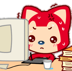啊狸gif工作gif奋斗gif可爱gif加班gif