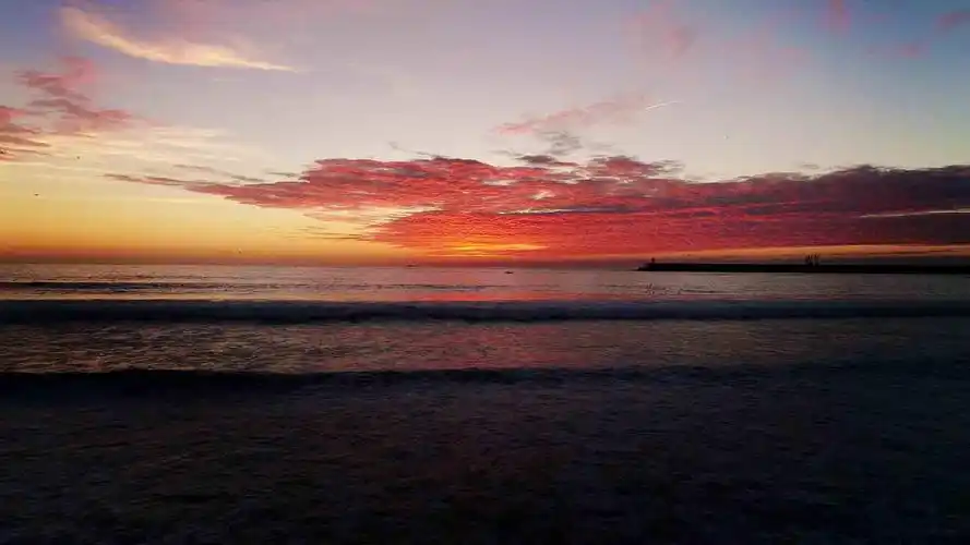 唯美夕阳落日海景