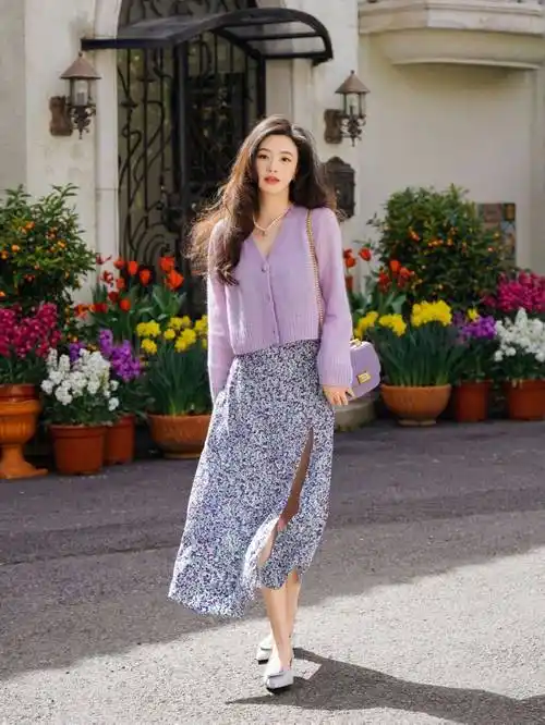 穿这几件好看的针织开衫,就是和对象见面的理由_颜色_时尚_高跟鞋