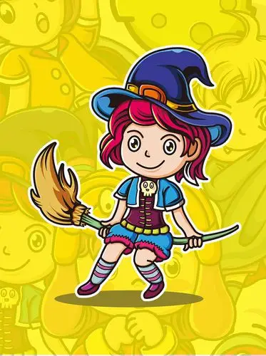 万圣节快乐/q版卡通贺图