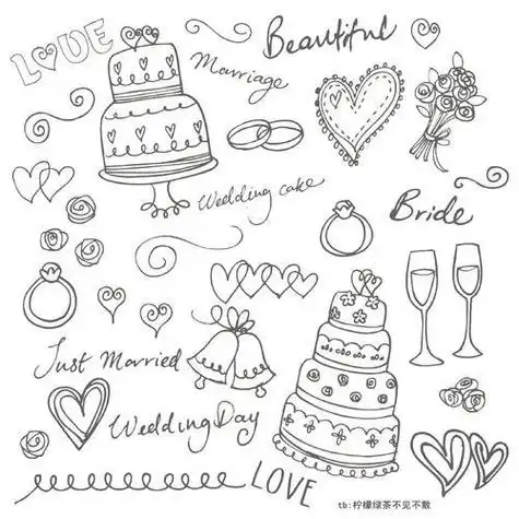 简笔画图案小装饰品图片羊的手抄报简笔画板报设计图案大全图片手抄