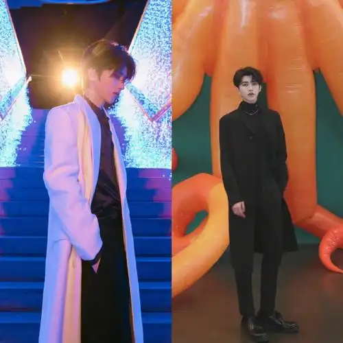 这优越的身材比例,就是要多多穿大衣#蔡徐坤