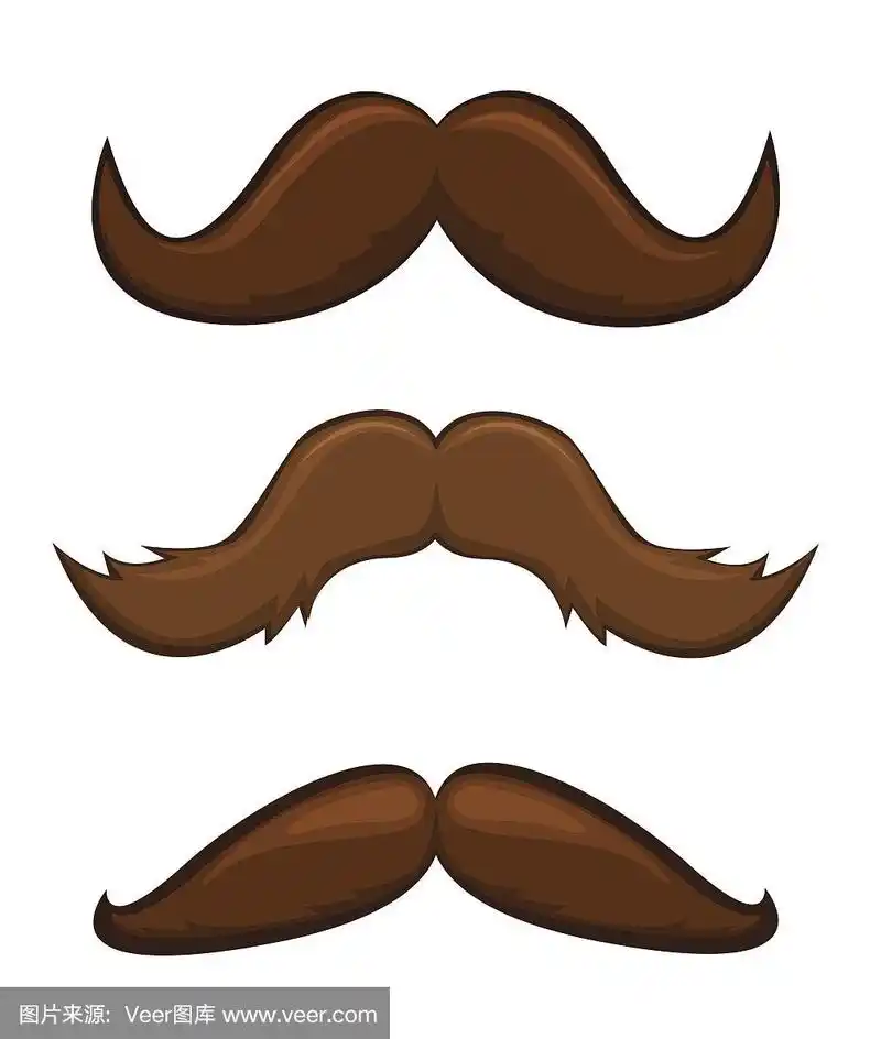胡子矢量图