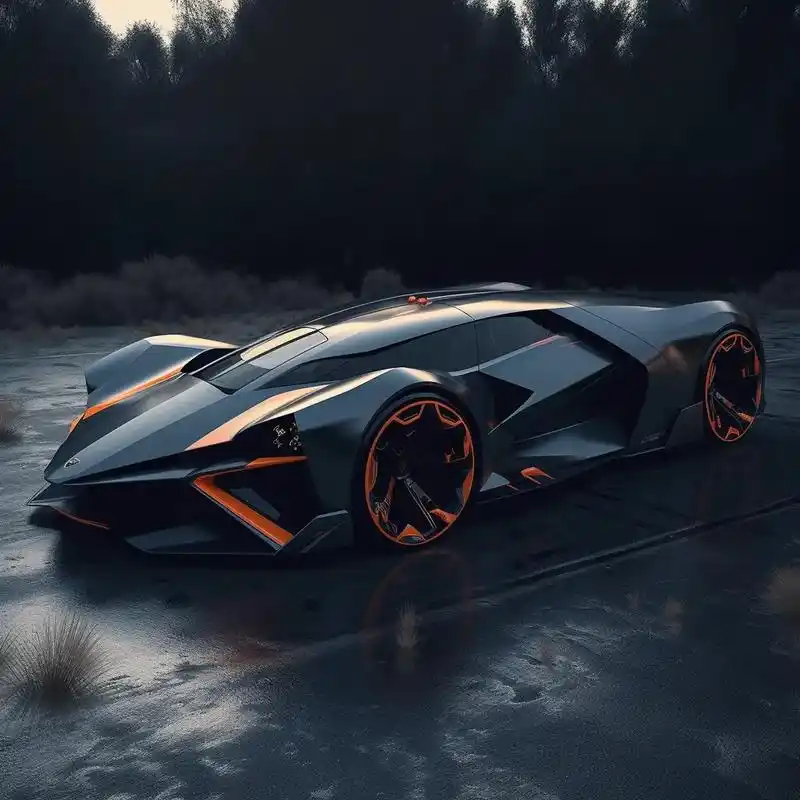 ai设计:大牛已经停产来看看新款概念车吧.ai设计:兰博基尼 - 抖音