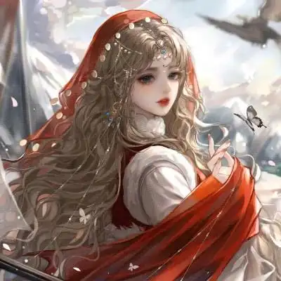 女生唯美古风仙气动漫头像图片