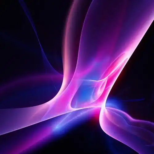 紫色跳动极光背景高清桌面背景图片下.