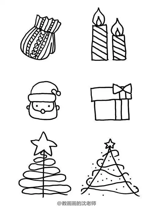 漂亮装饰的简笔画集