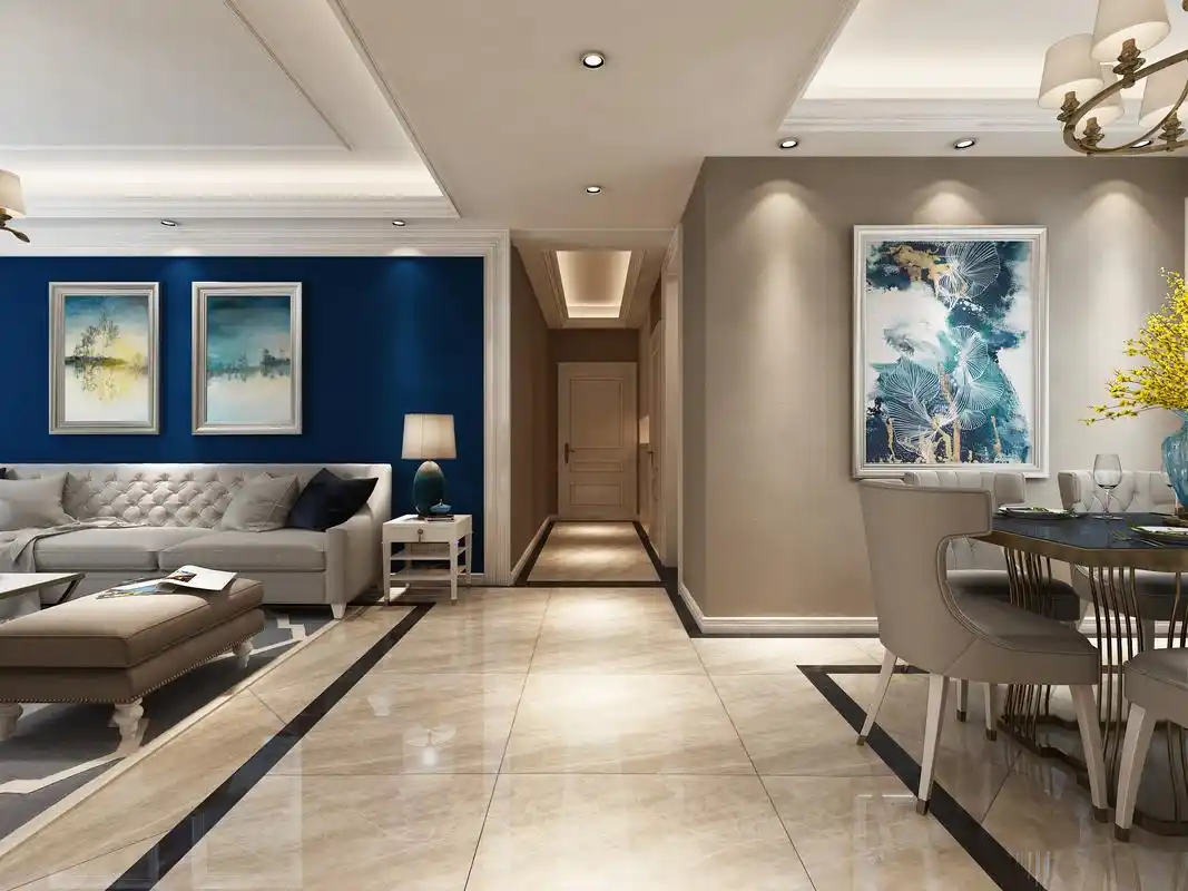 简约三居室125平米4.8万-华远枫悦装修案例-西安房天下家居装修网