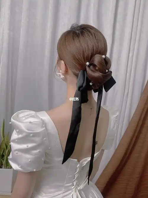 复古法式低盘发