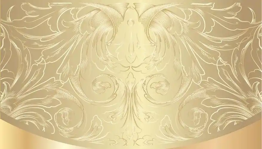 欧式金色古典花纹背景图片