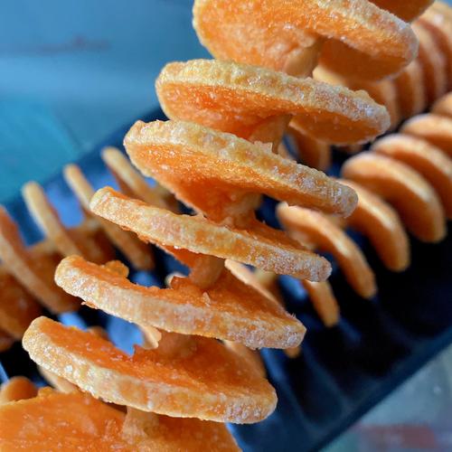 红薯塔薯塔地瓜红薯塔串串10串油炸夜市摆摊美食街小吃冷冻半成品