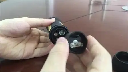 led手电筒-电池安装)