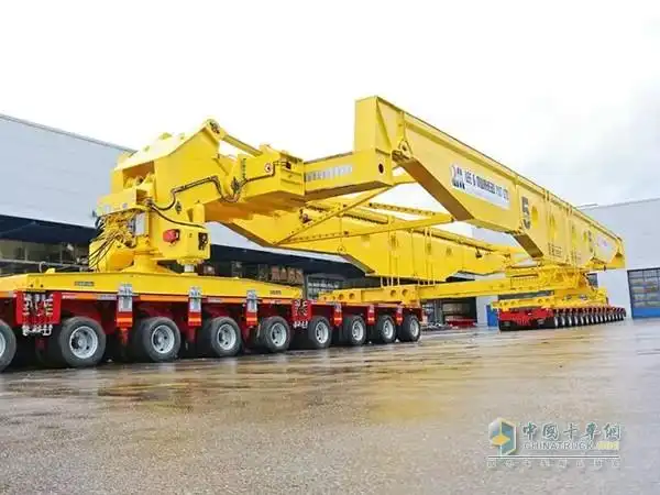 goldhofer交付给kahl公司的新 一代faktor 5桥式梁运输车