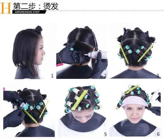 拷贝韩星最in蛋卷头 美发步骤专业详解