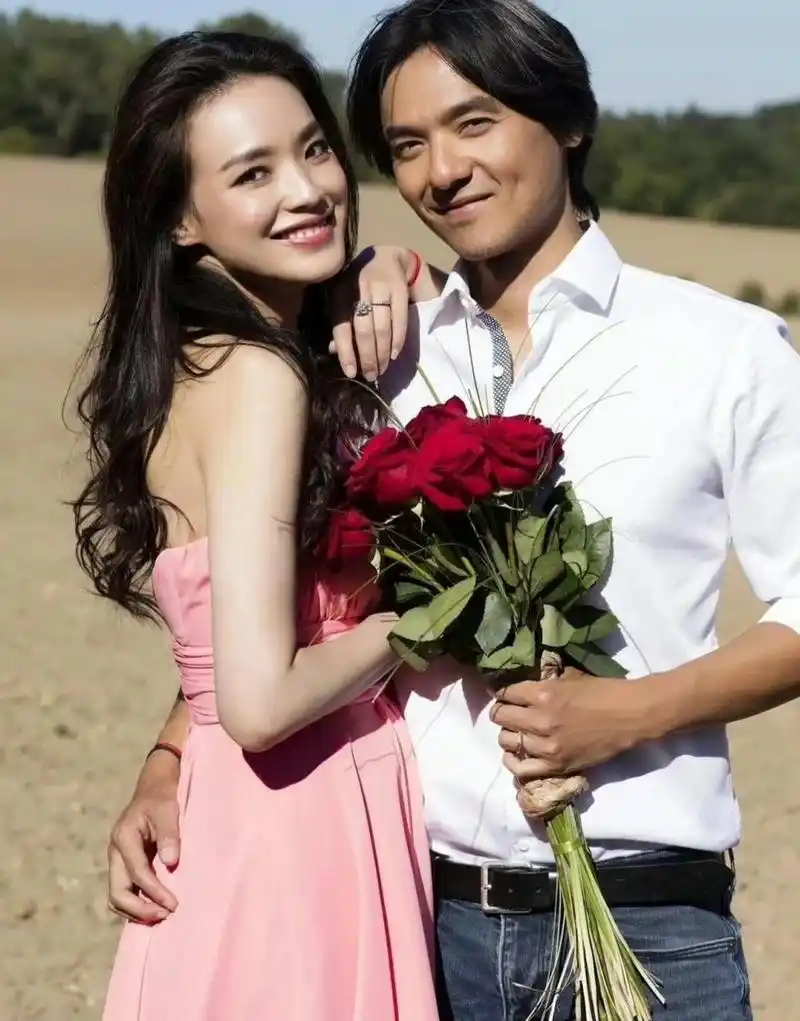 冯德伦为老婆舒淇庆生,他选的照片好复古