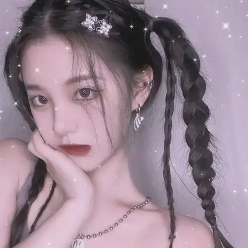 仙气少女心女生头像没有什么公不公平只要动了心你就别想赢