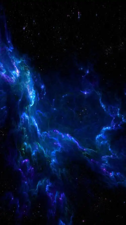 蓝色星空h5背景