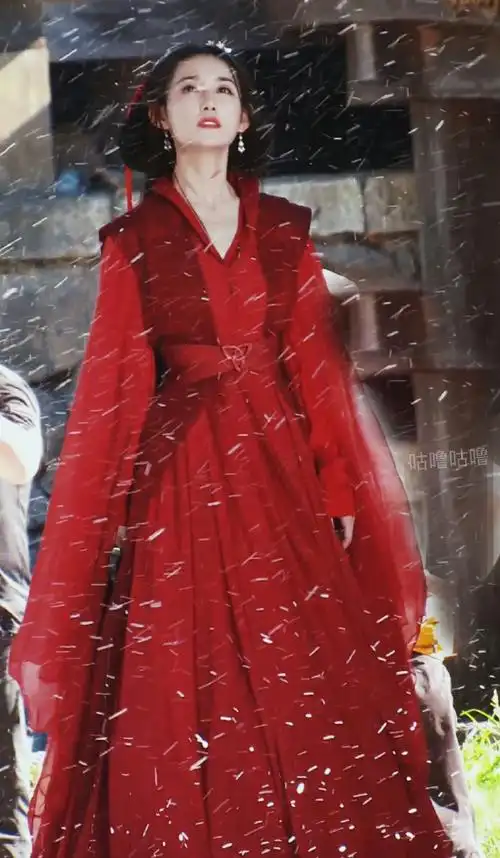 蒋依依红衣古装梦回三千鸦杀##蒋依依红衣古装梦回帝女