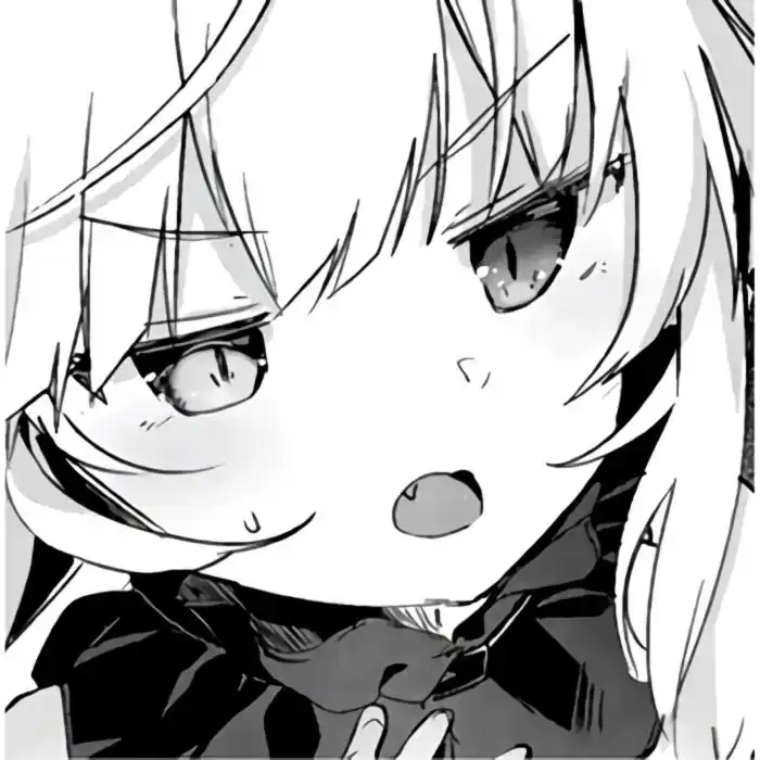 日漫可爱黑白动漫女生头像