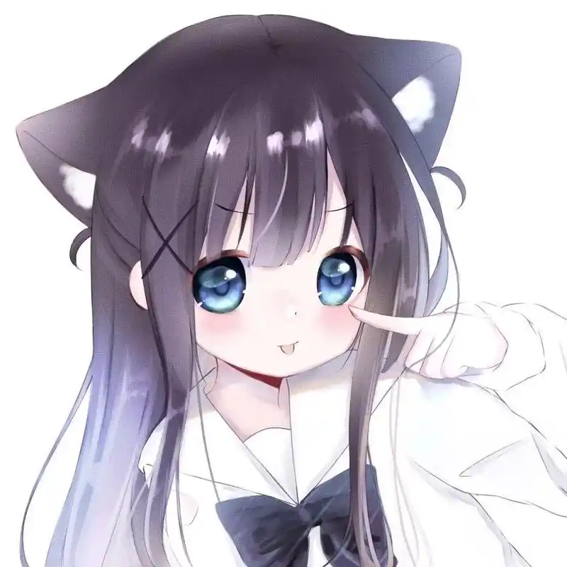 呆萌动漫女生头像,简直卡哇伊