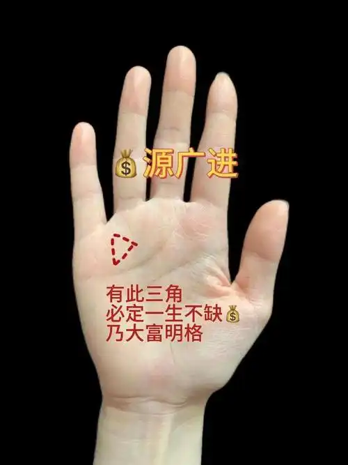 老祖宗俗语三角纹在手富到九十九啥是三角纹准不准